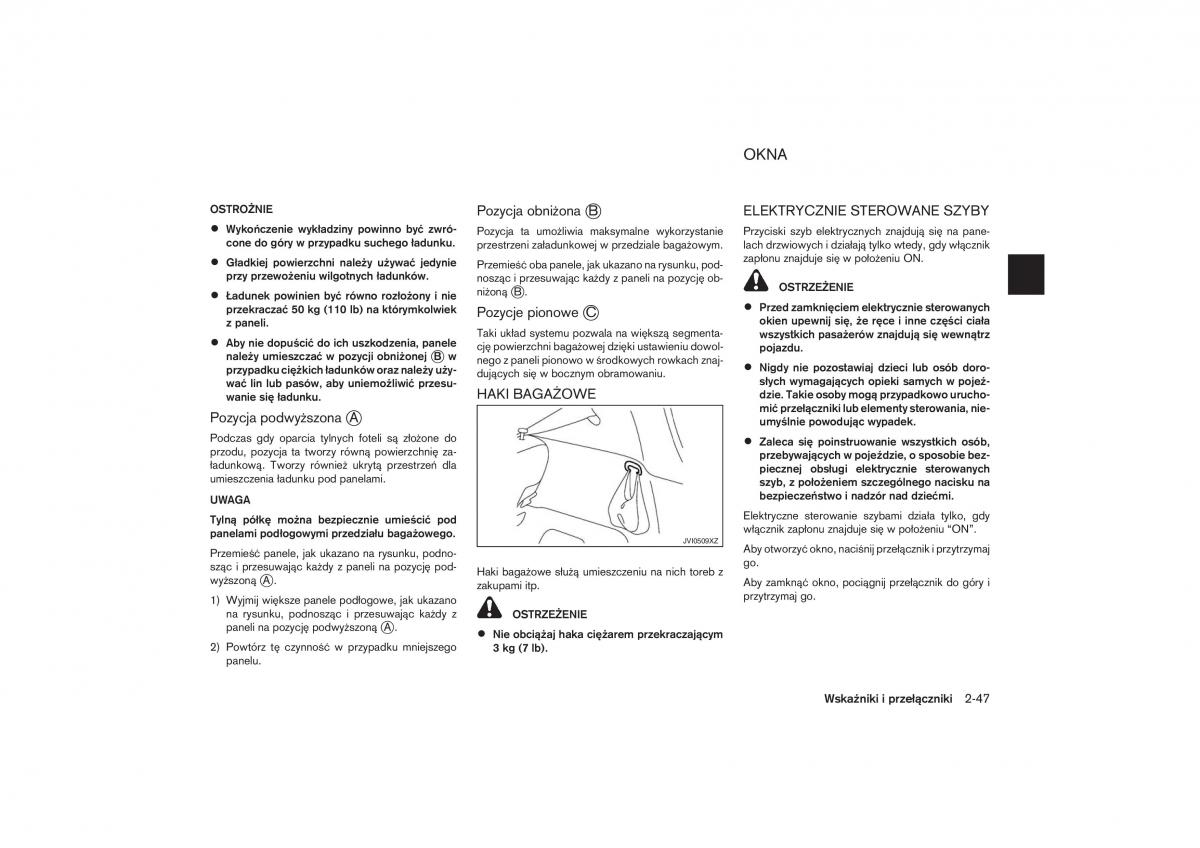 Nissan Qashqai II 2 instrukcja obslugi / page 106