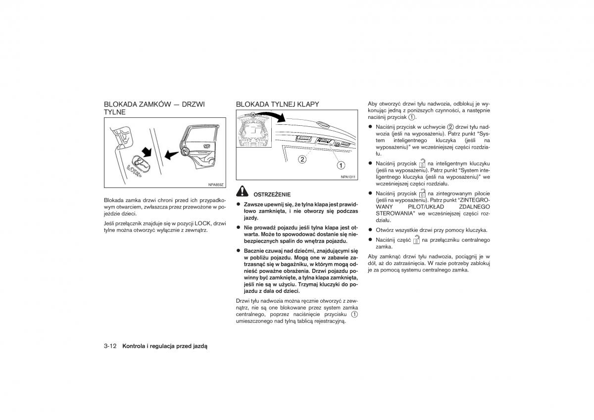 Nissan Qashqai II 2 instrukcja obslugi / page 123