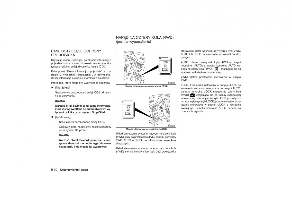 Nissan Qashqai II 2 instrukcja obslugi / page 215