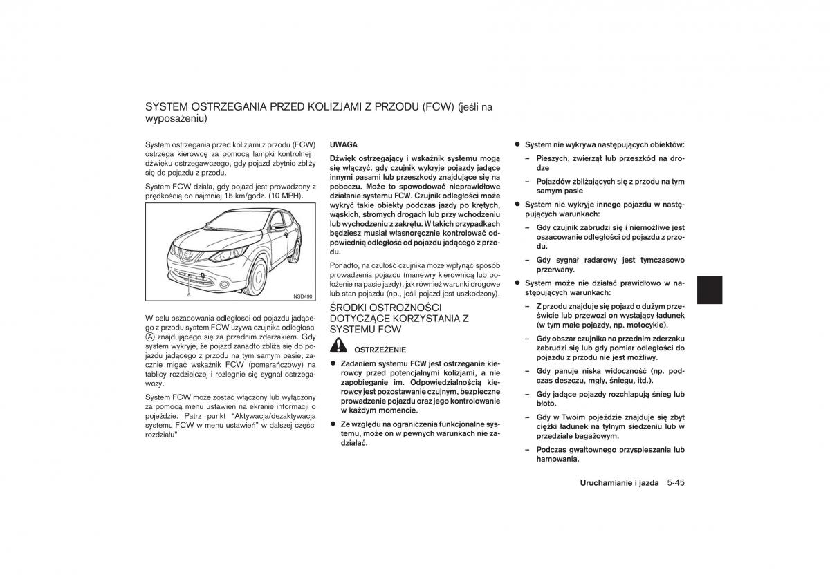 Nissan Qashqai II 2 instrukcja obslugi / page 230