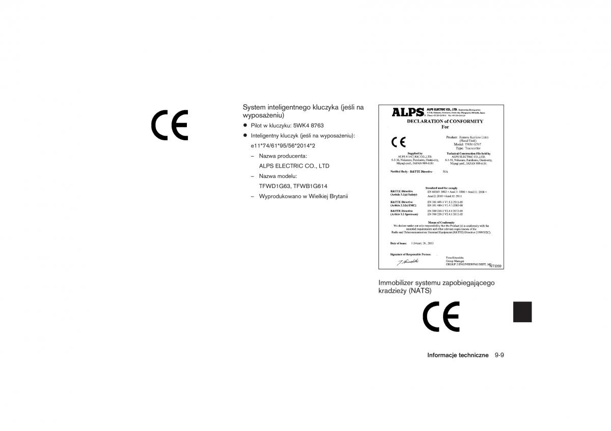 Nissan Qashqai II 2 instrukcja obslugi / page 326