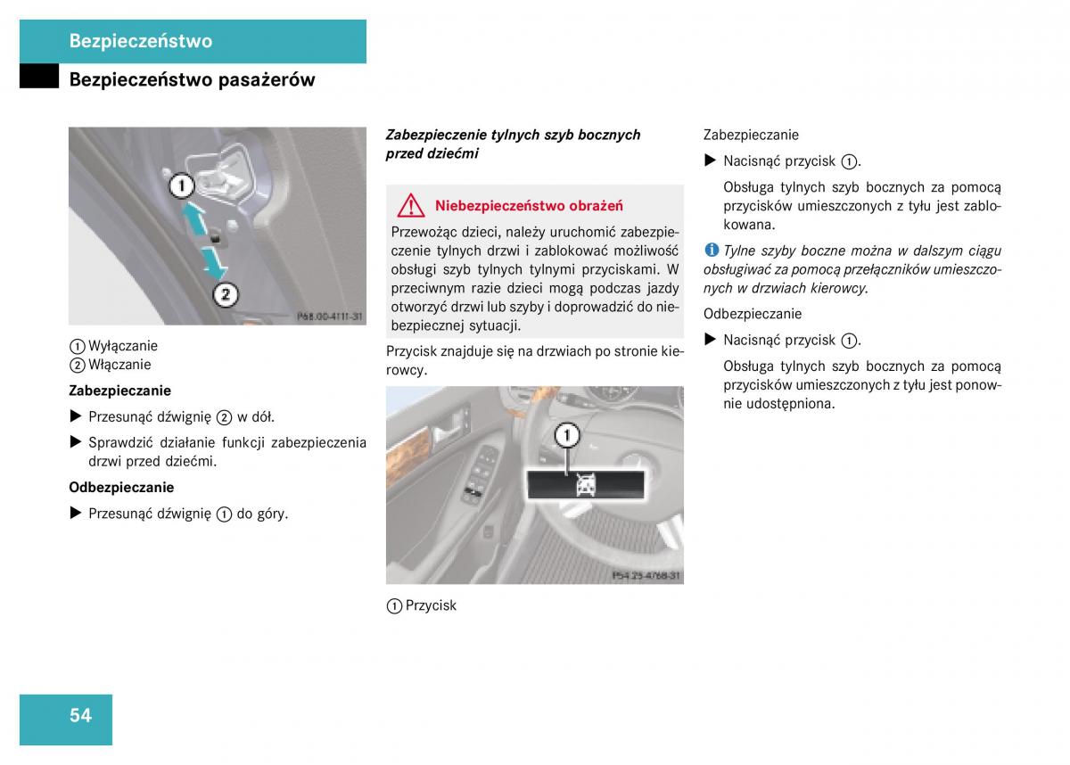 Mercedes Benz GL Class X164 instrukcja obslugi / page 55