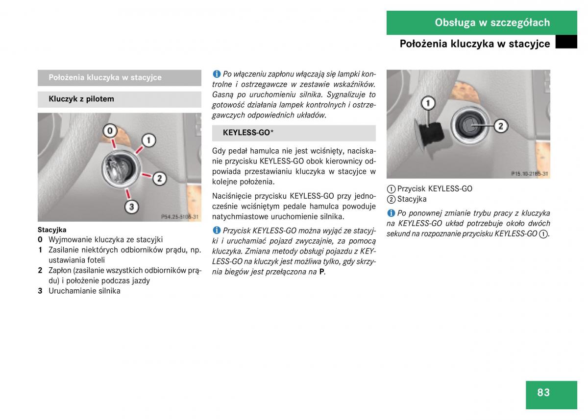 Mercedes Benz GL Class X164 instrukcja obslugi / page 84