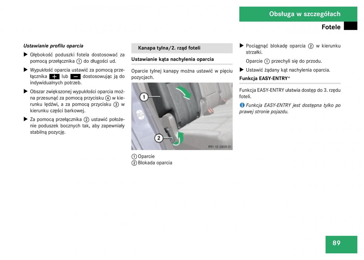 Mercedes Benz GL Class X164 instrukcja obslugi / page 90