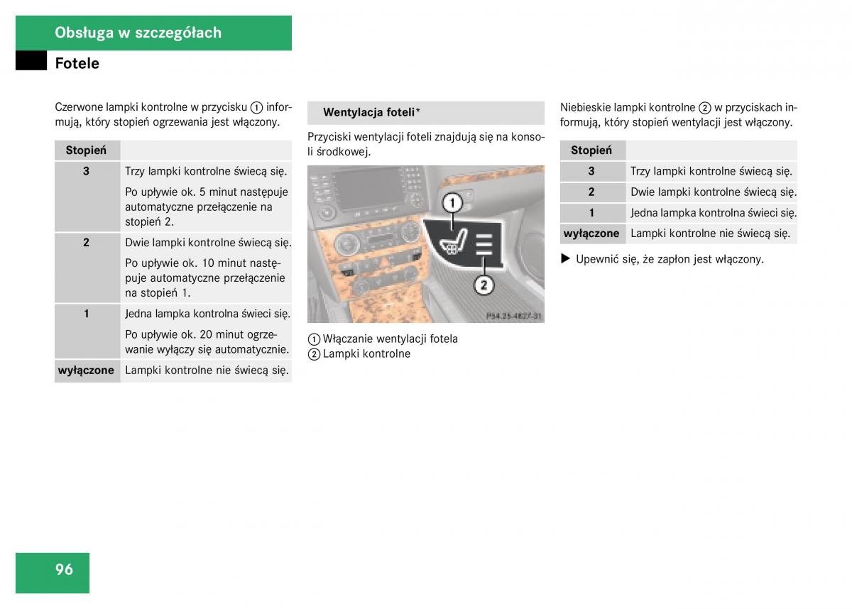 Mercedes Benz GL Class X164 instrukcja obslugi / page 97