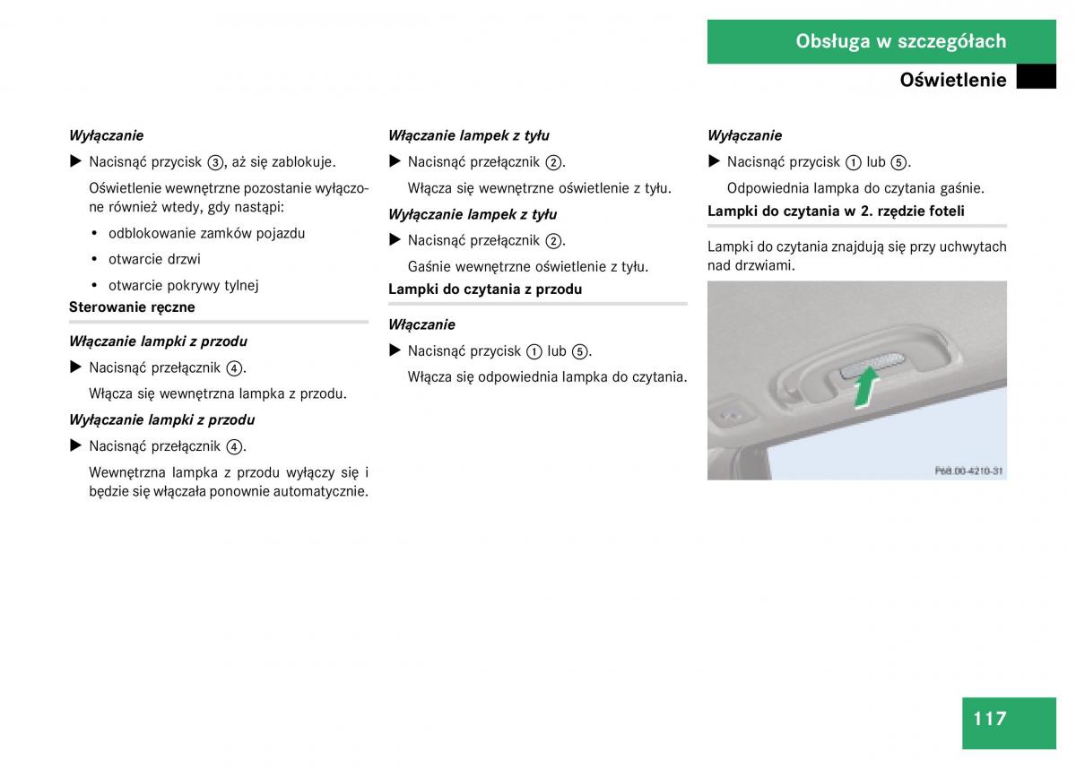 Mercedes Benz GL Class X164 instrukcja obslugi / page 118