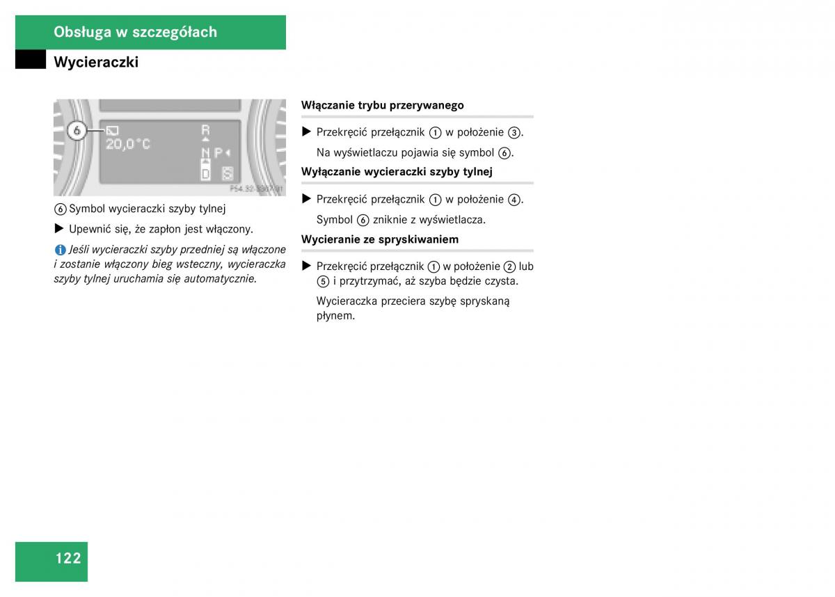 Mercedes Benz GL Class X164 instrukcja obslugi / page 123