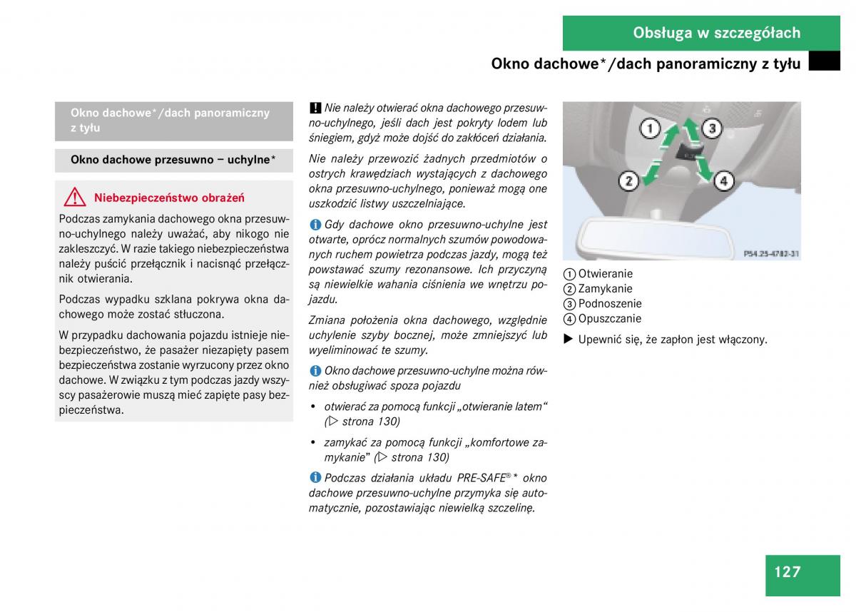 Mercedes Benz GL Class X164 instrukcja obslugi / page 128