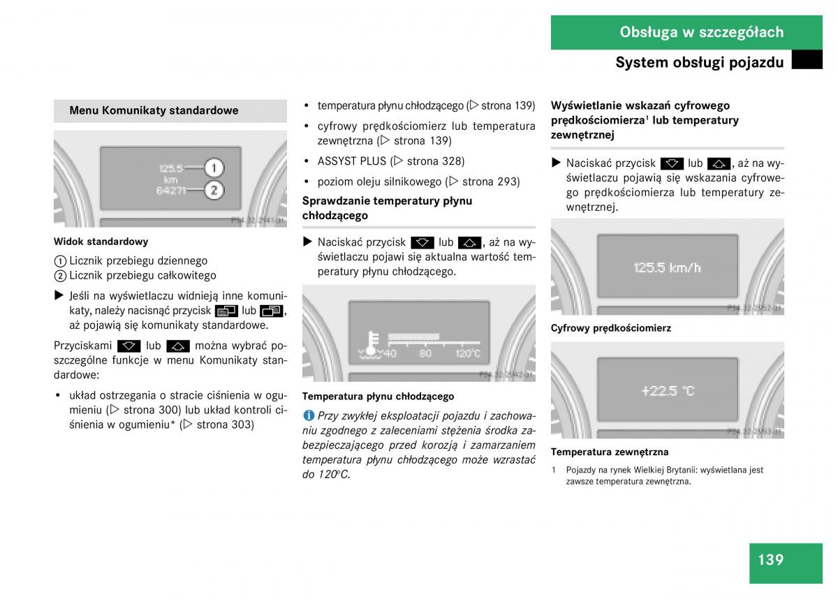 Mercedes Benz GL Class X164 instrukcja obslugi / page 140