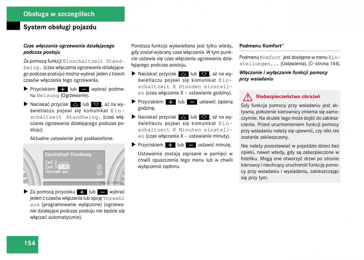 Mercedes Benz GL Class X164 instrukcja obslugi / page 155