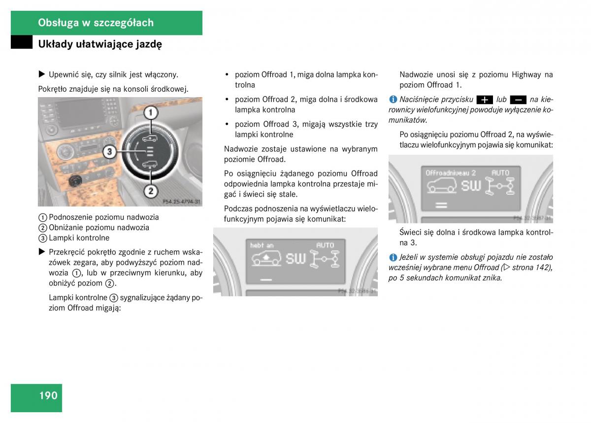 Mercedes Benz GL Class X164 instrukcja obslugi / page 191