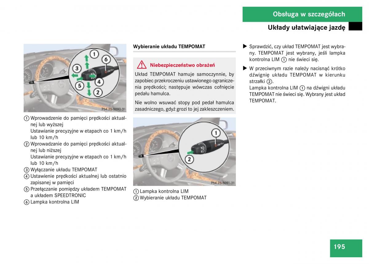 Mercedes Benz GL Class X164 instrukcja obslugi / page 196