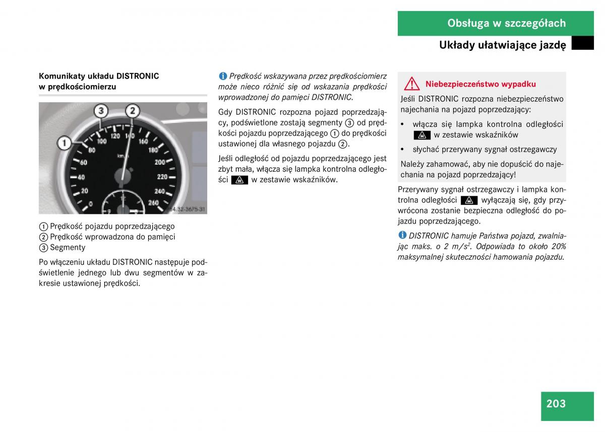 Mercedes Benz GL Class X164 instrukcja obslugi / page 204