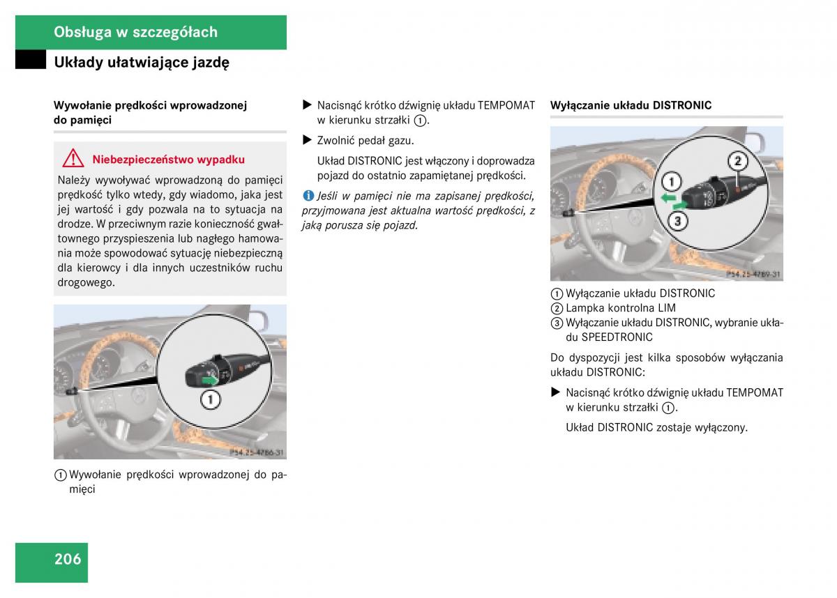 Mercedes Benz GL Class X164 instrukcja obslugi / page 207