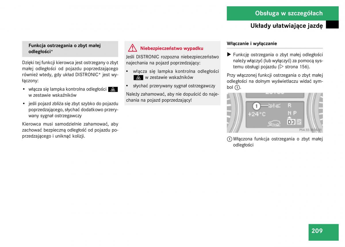 Mercedes Benz GL Class X164 instrukcja obslugi / page 210