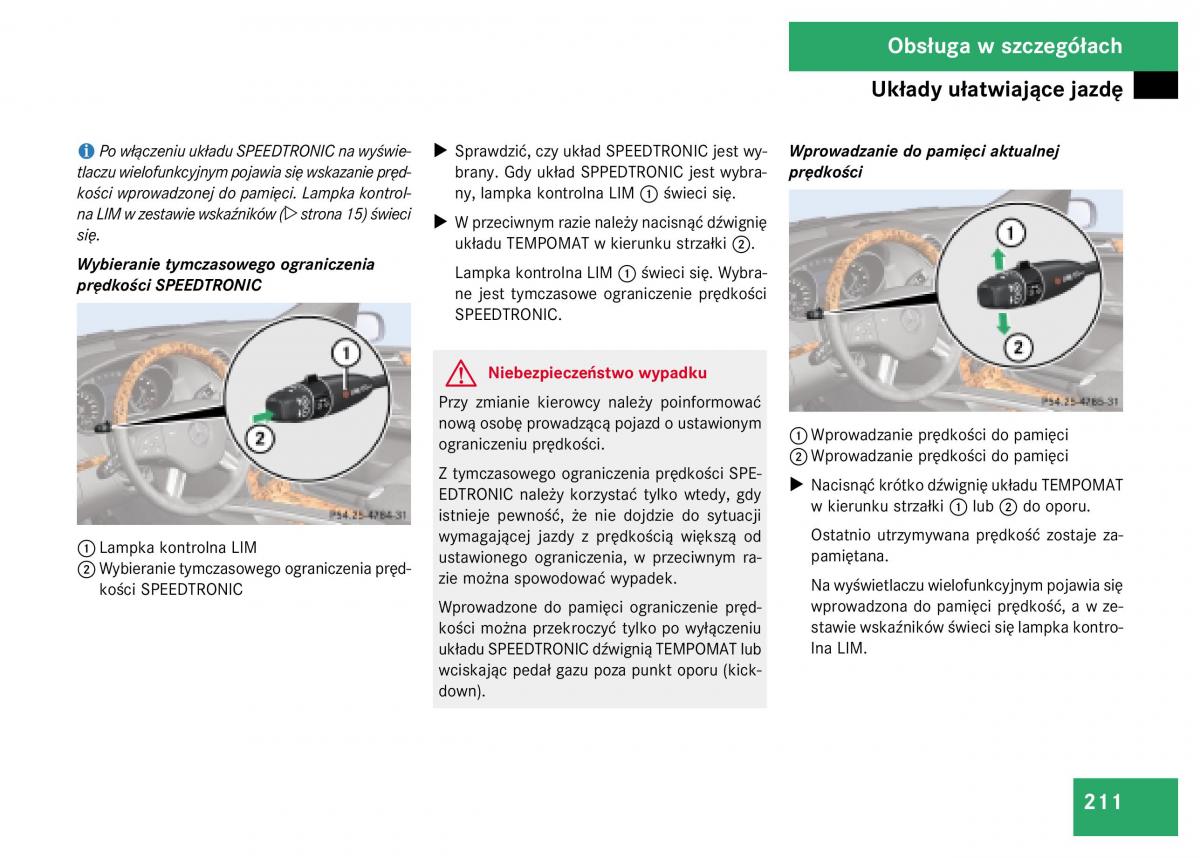 Mercedes Benz GL Class X164 instrukcja obslugi / page 212