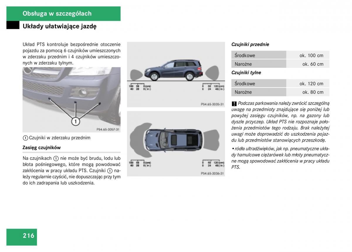 Mercedes Benz GL Class X164 instrukcja obslugi / page 217