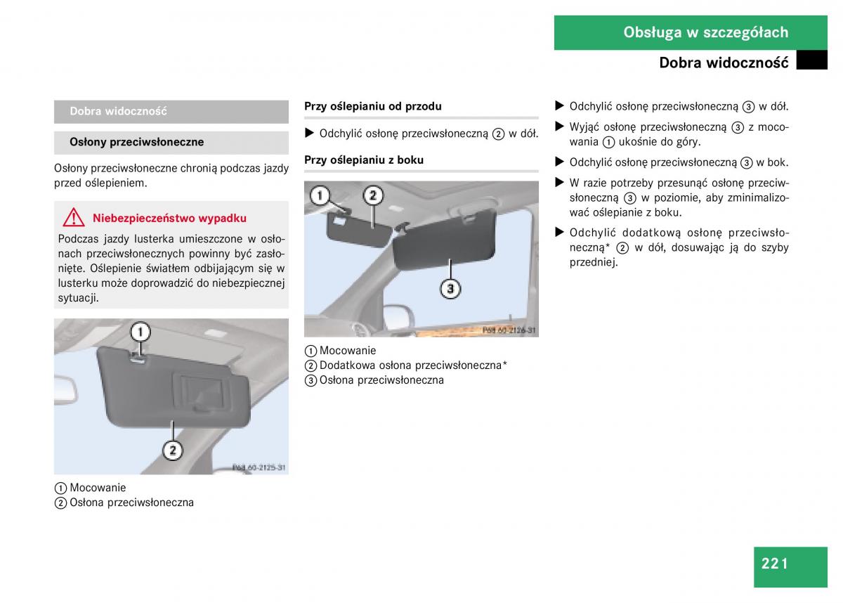 Mercedes Benz GL Class X164 instrukcja obslugi / page 222