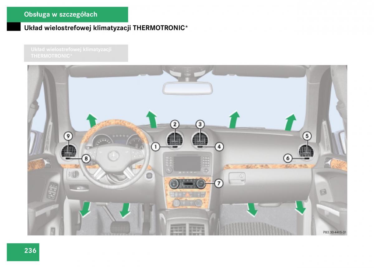 Mercedes Benz GL Class X164 instrukcja obslugi / page 237