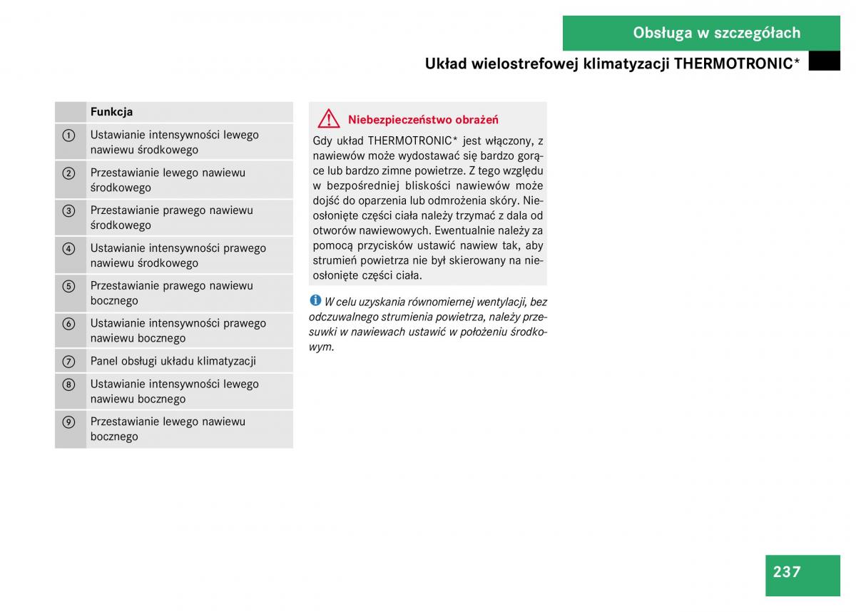 Mercedes Benz GL Class X164 instrukcja obslugi / page 238