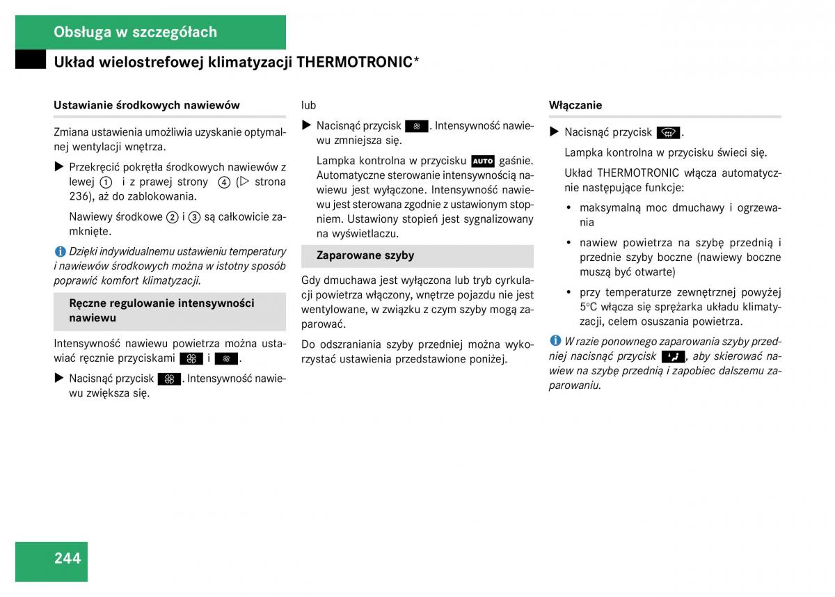 Mercedes Benz GL Class X164 instrukcja obslugi / page 245