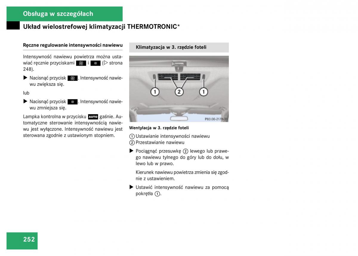 Mercedes Benz GL Class X164 instrukcja obslugi / page 253