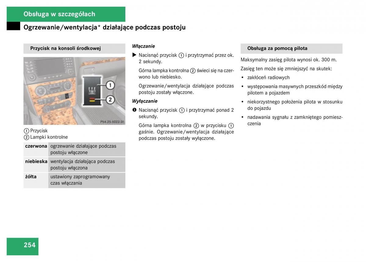 Mercedes Benz GL Class X164 instrukcja obslugi / page 255