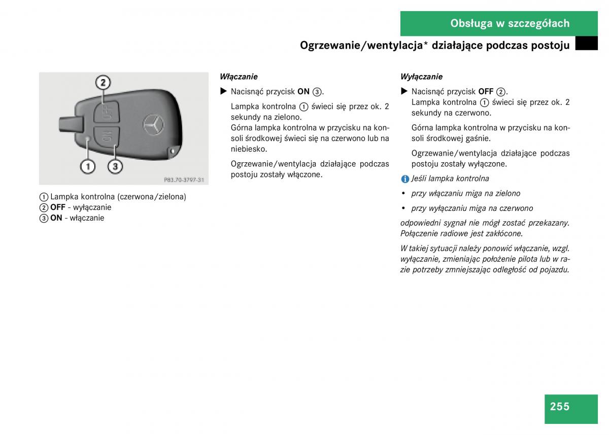 Mercedes Benz GL Class X164 instrukcja obslugi / page 256