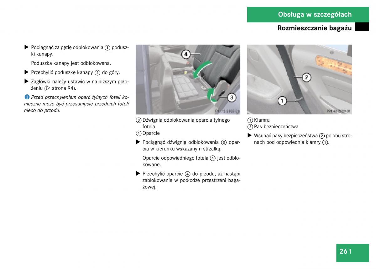 Mercedes Benz GL Class X164 instrukcja obslugi / page 262