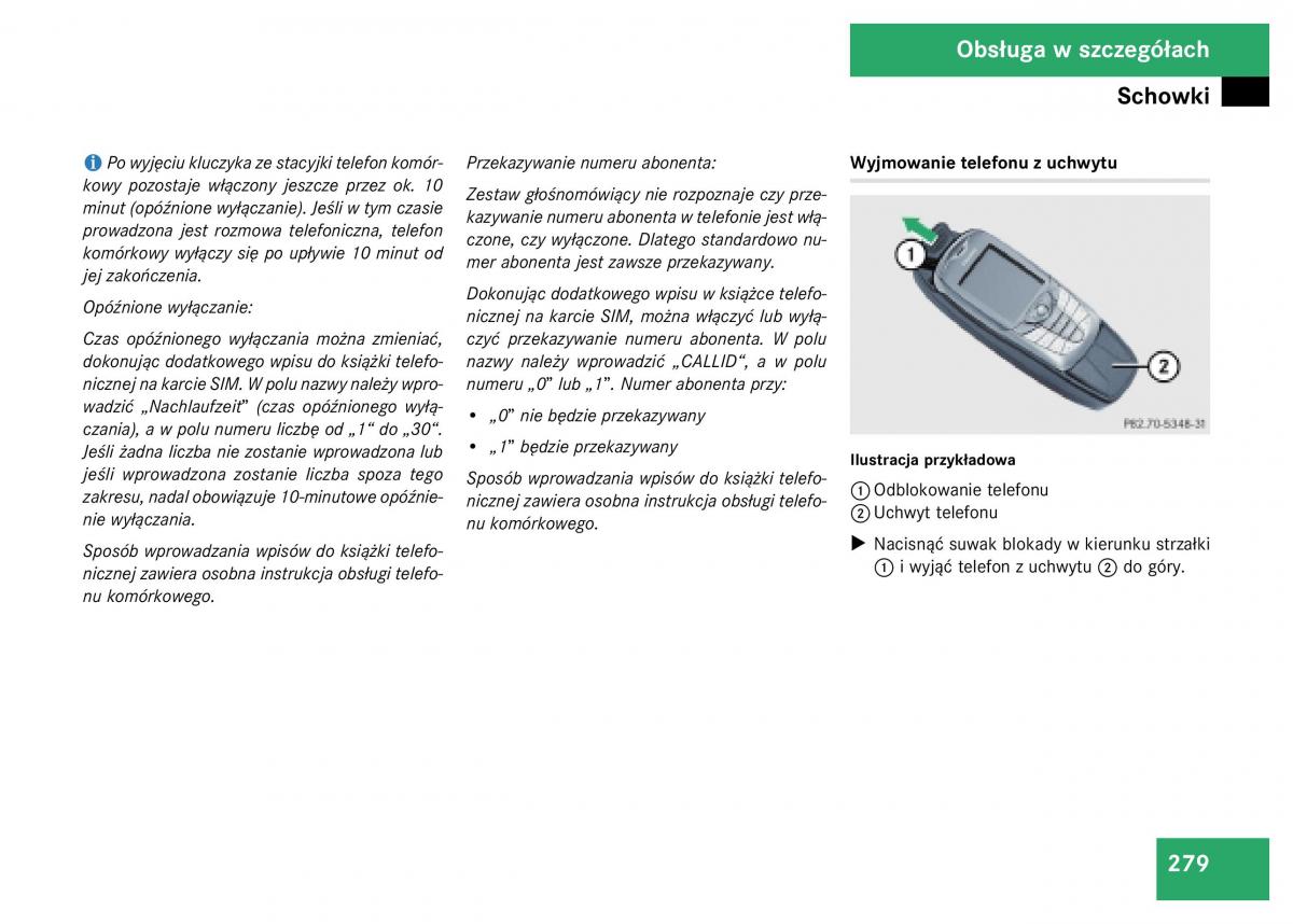 Mercedes Benz GL Class X164 instrukcja obslugi / page 280