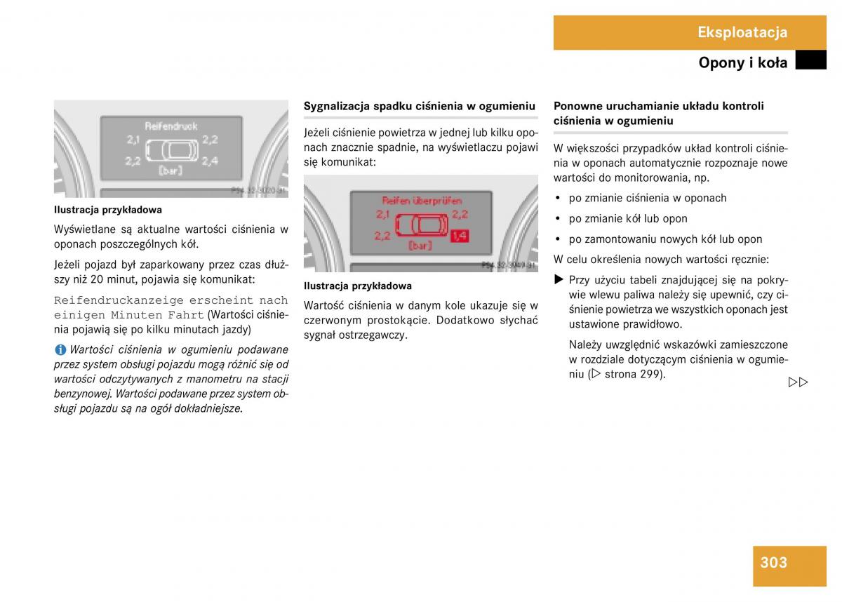 Mercedes Benz GL Class X164 instrukcja obslugi / page 304