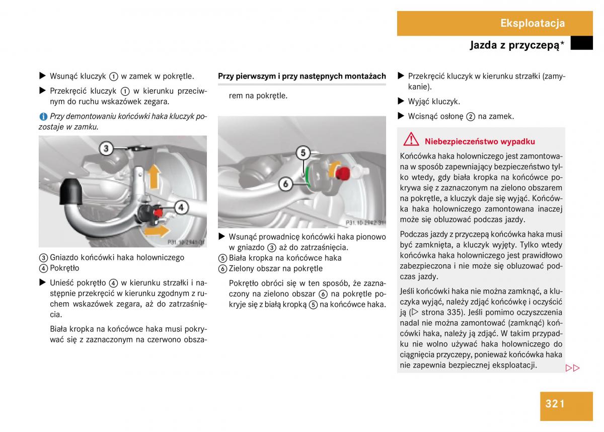 Mercedes Benz GL Class X164 instrukcja obslugi / page 322