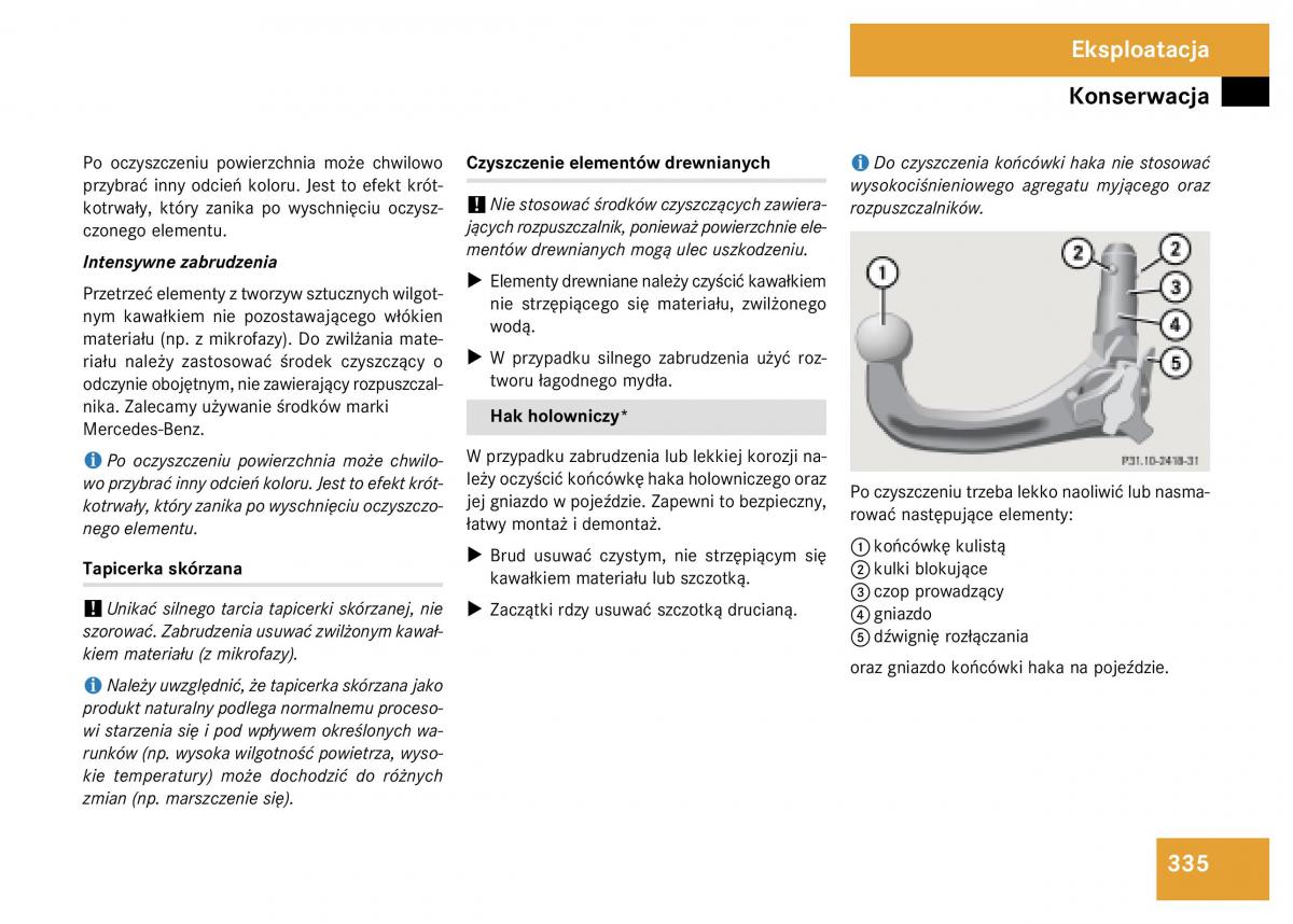 Mercedes Benz GL Class X164 instrukcja obslugi / page 336