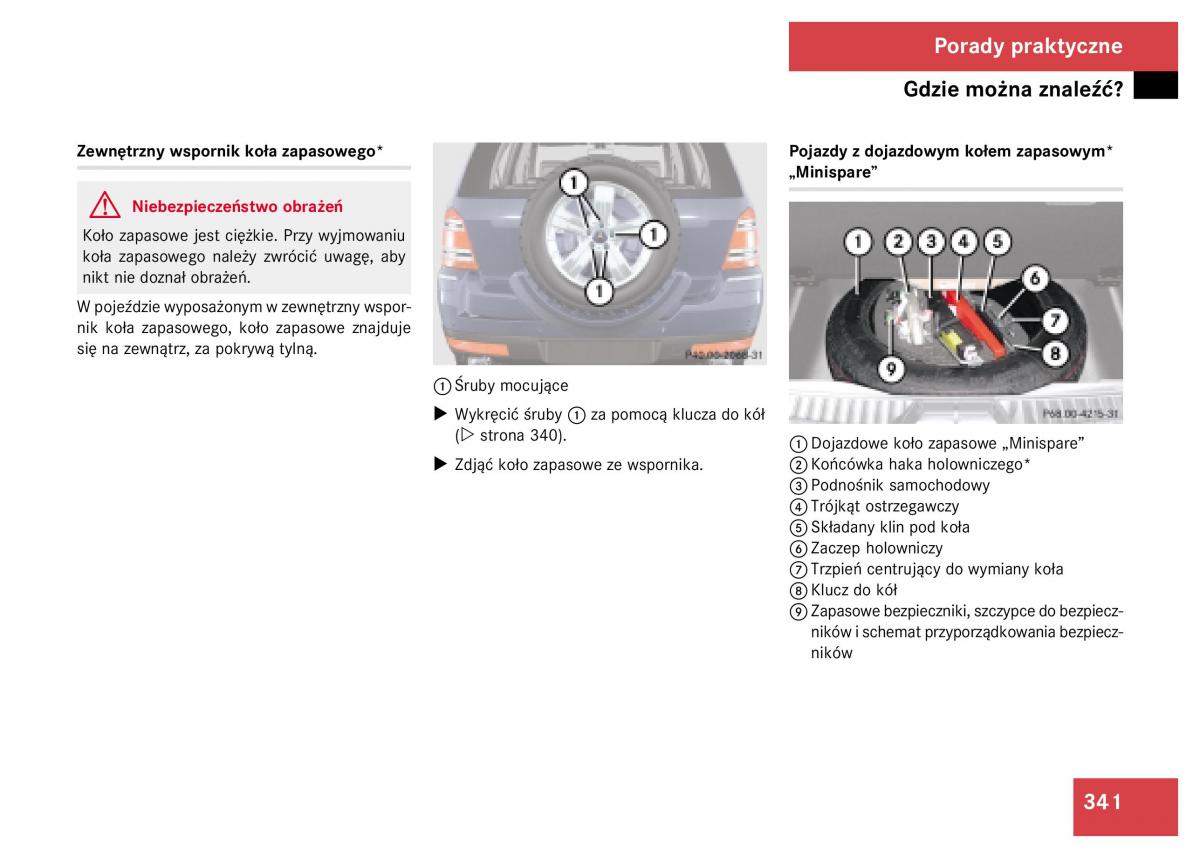 Mercedes Benz GL Class X164 instrukcja obslugi / page 342