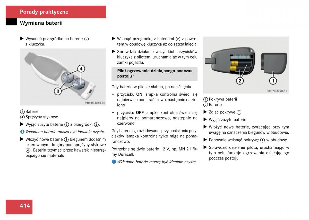 Mercedes Benz GL Class X164 instrukcja obslugi / page 415