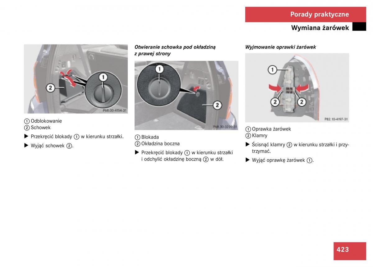 Mercedes Benz GL Class X164 instrukcja obslugi / page 424