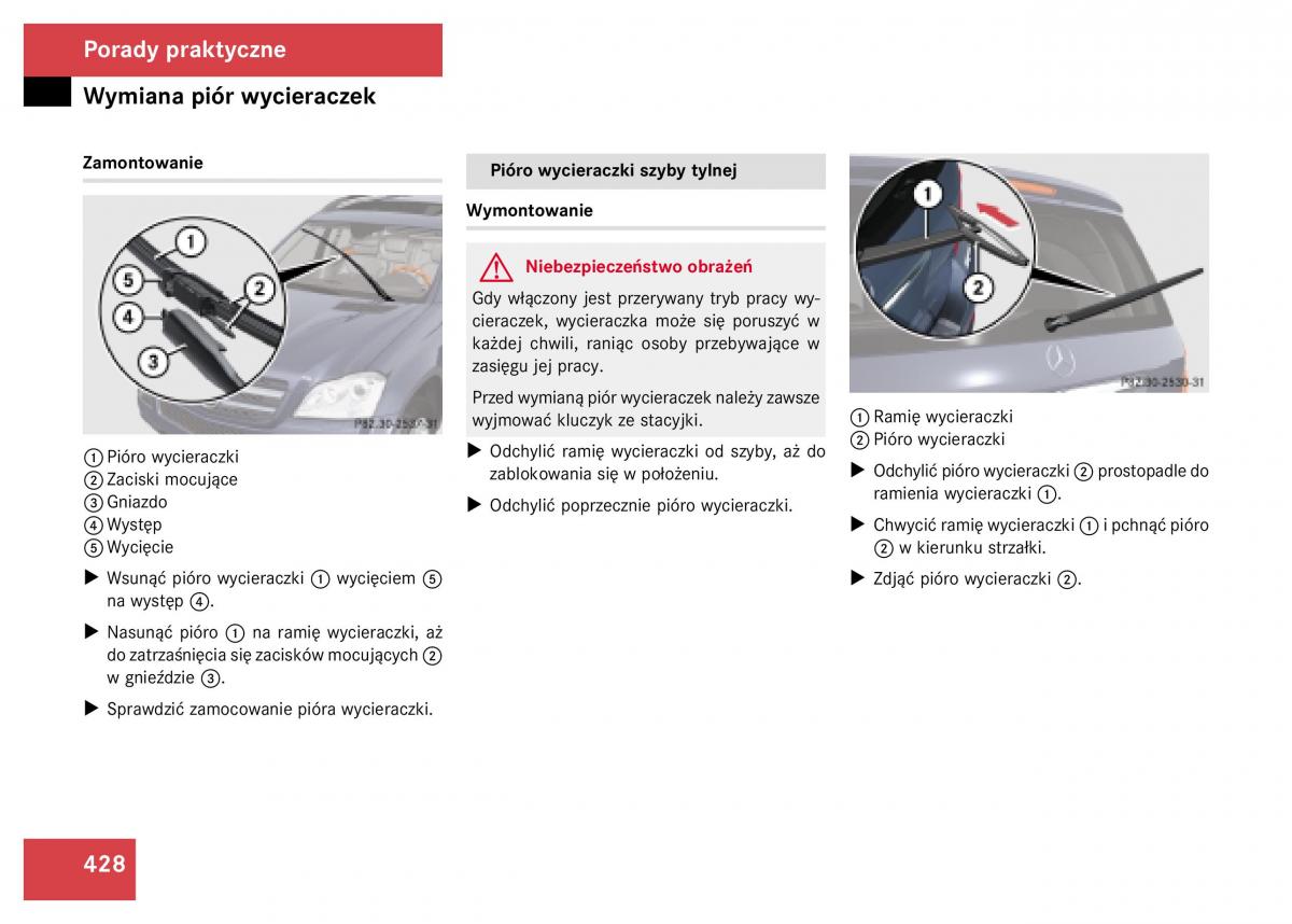 Mercedes Benz GL Class X164 instrukcja obslugi / page 429