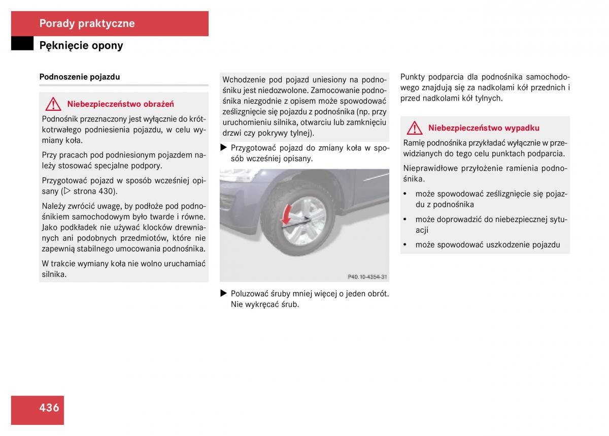 Mercedes Benz GL Class X164 instrukcja obslugi / page 437