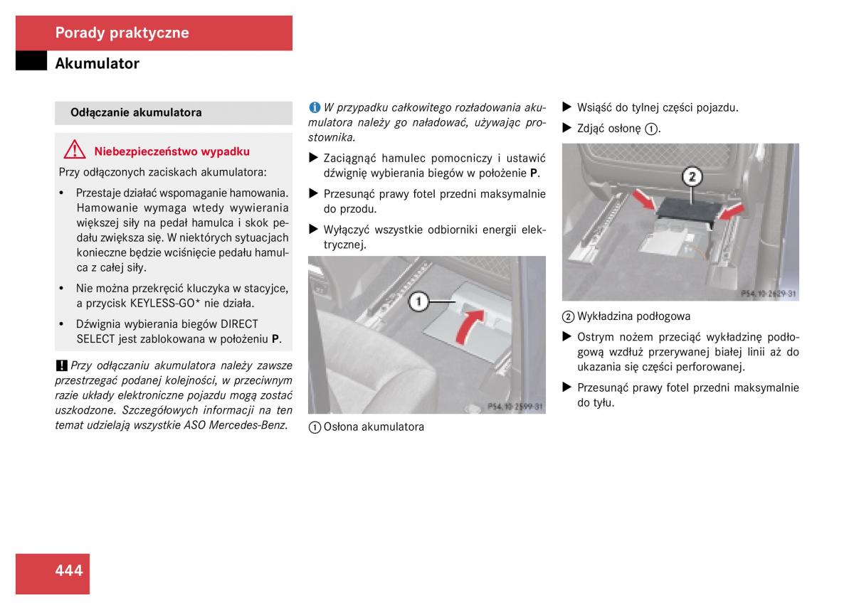 Mercedes Benz GL Class X164 instrukcja obslugi / page 445