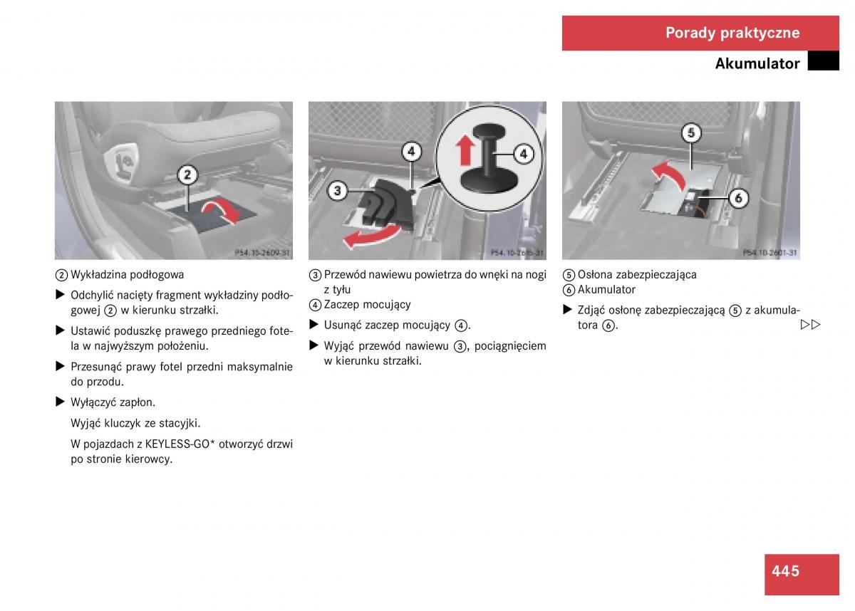 Mercedes Benz GL Class X164 instrukcja obslugi / page 446