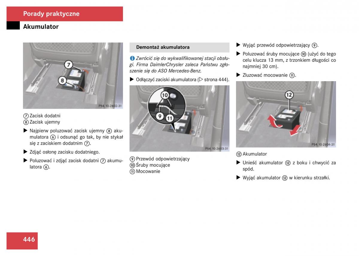 Mercedes Benz GL Class X164 instrukcja obslugi / page 447