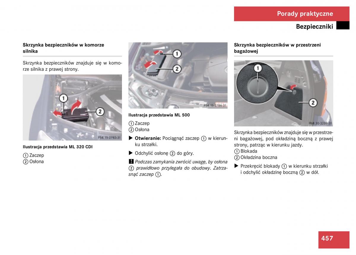 Mercedes Benz GL Class X164 instrukcja obslugi / page 458