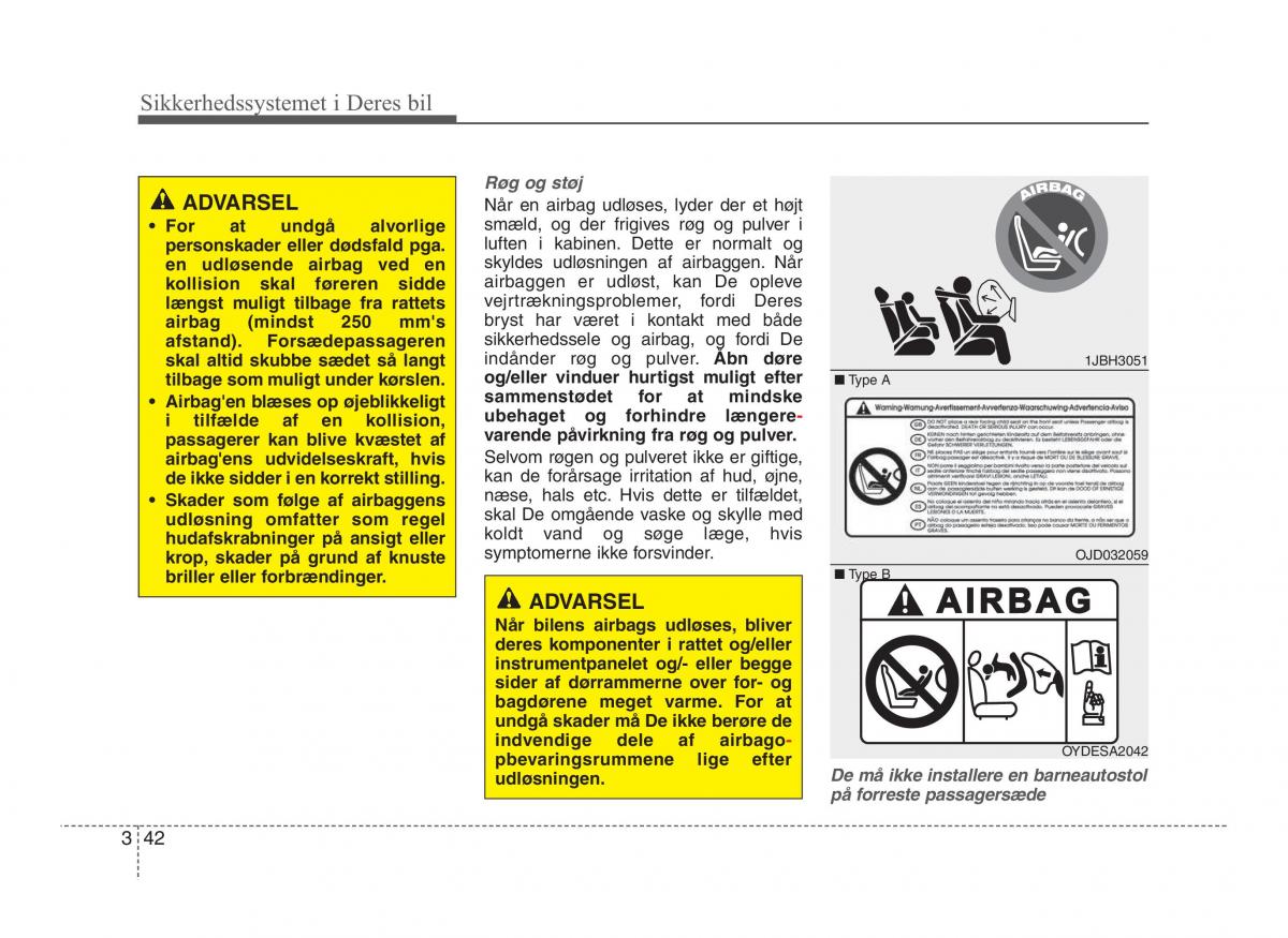 Hyundai ix20 Bilens instruktionsbog / page 57