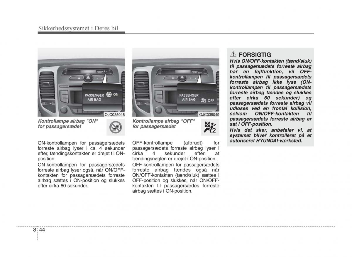 Hyundai ix20 Bilens instruktionsbog / page 59