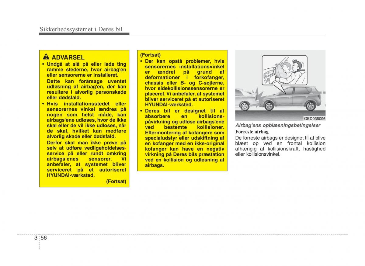 Hyundai ix20 Bilens instruktionsbog / page 71