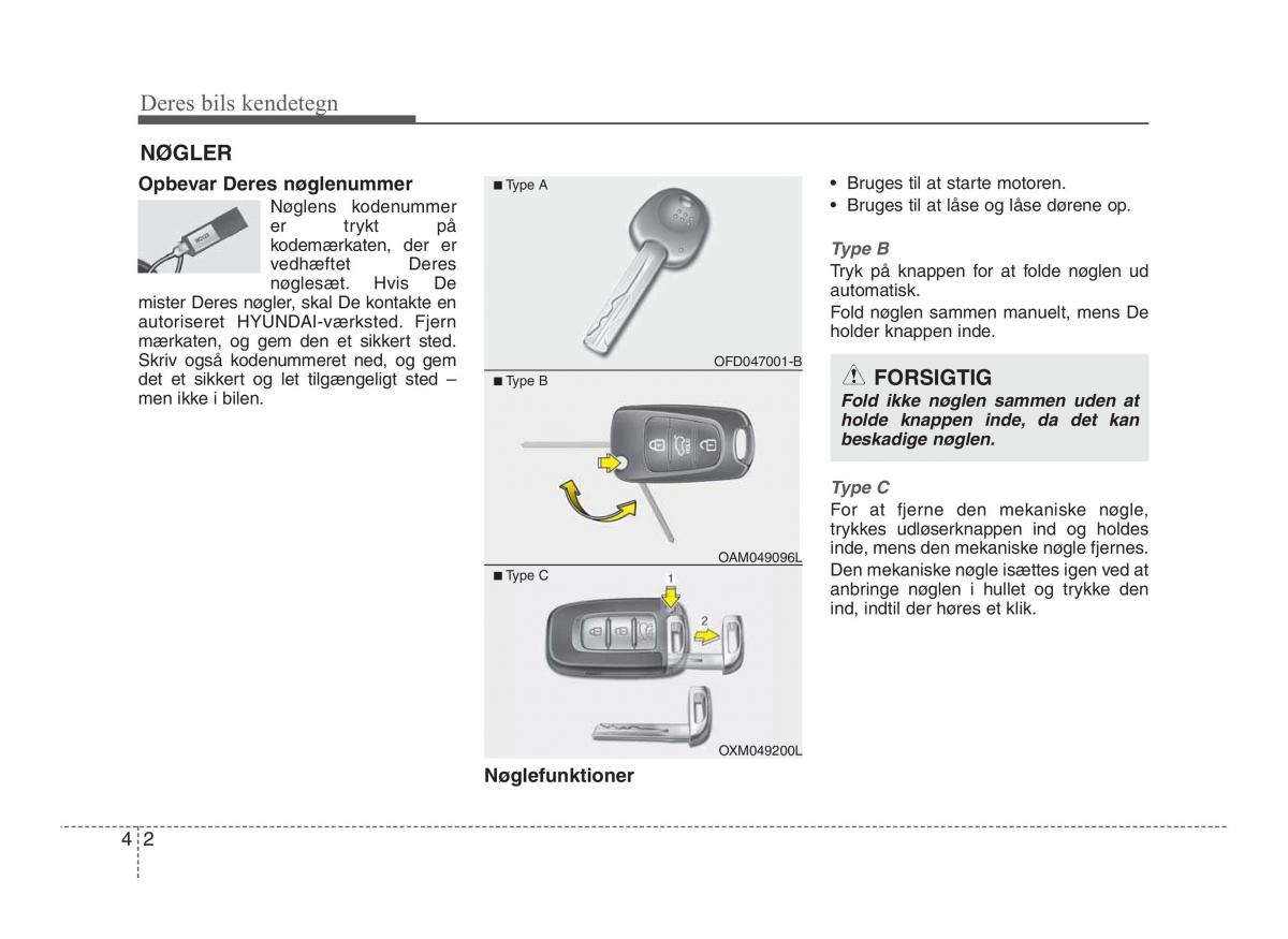 Hyundai ix20 Bilens instruktionsbog / page 79