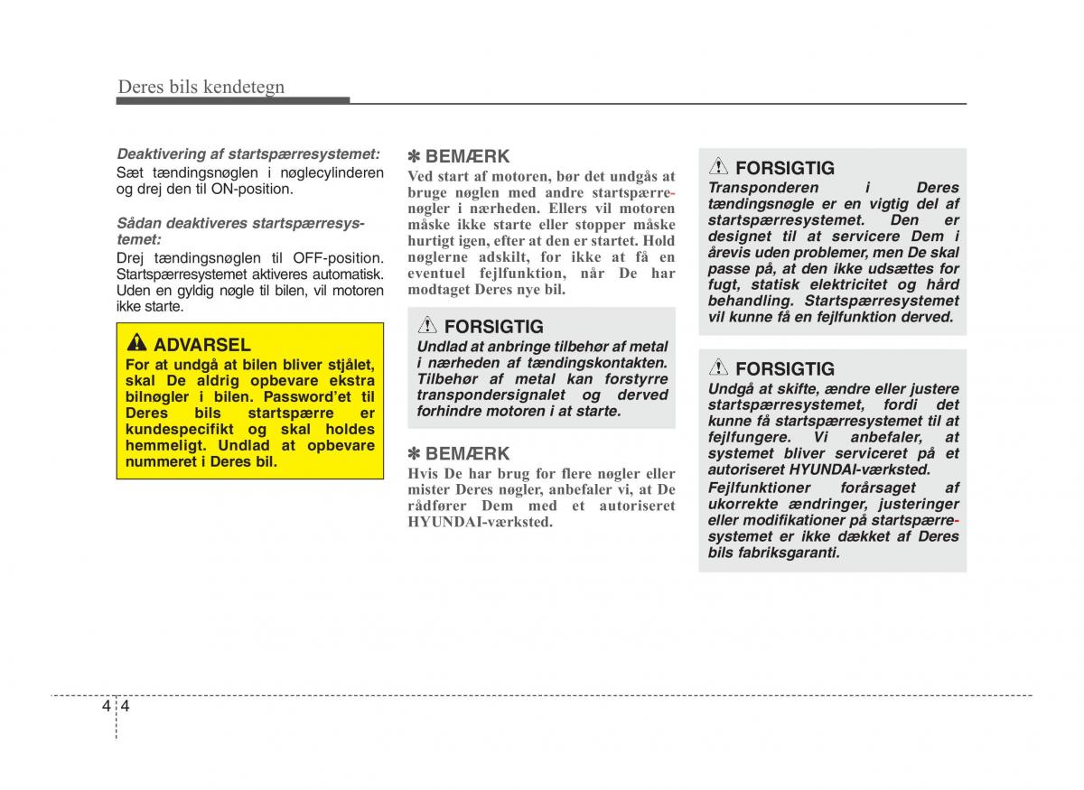 Hyundai ix20 Bilens instruktionsbog / page 81