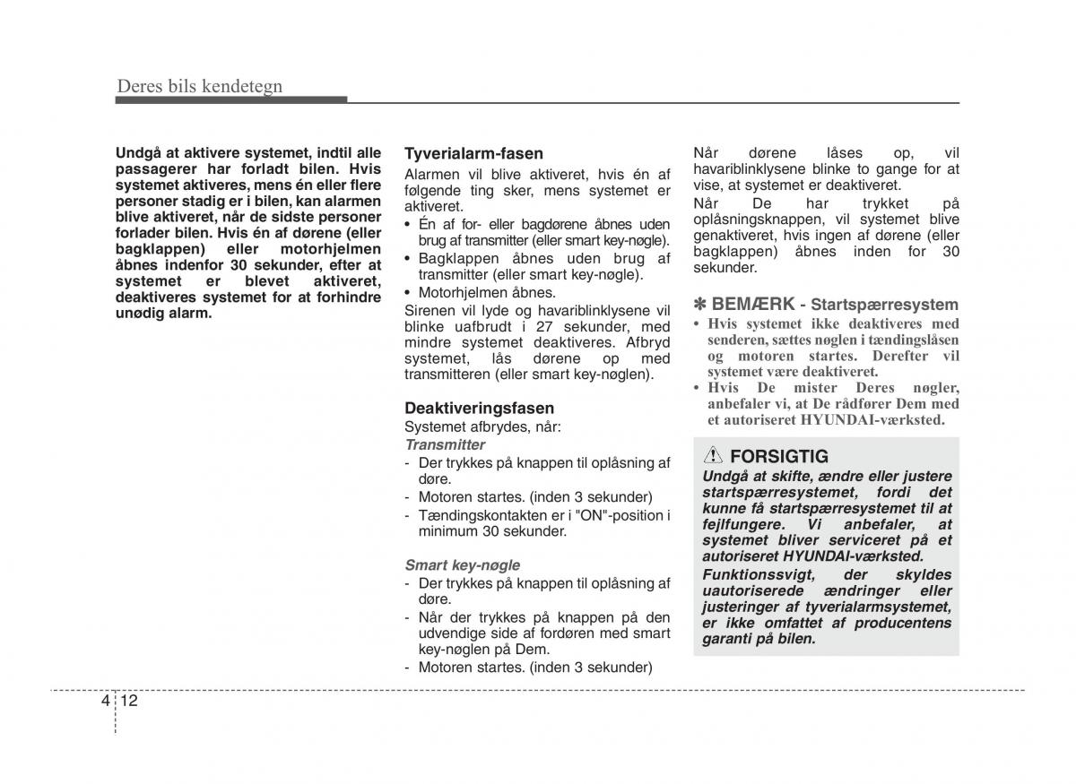 Hyundai ix20 Bilens instruktionsbog / page 89