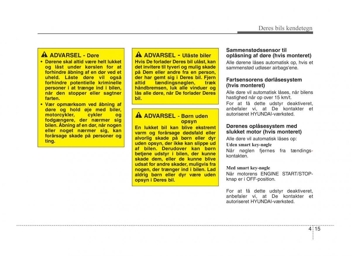 Hyundai ix20 Bilens instruktionsbog / page 92