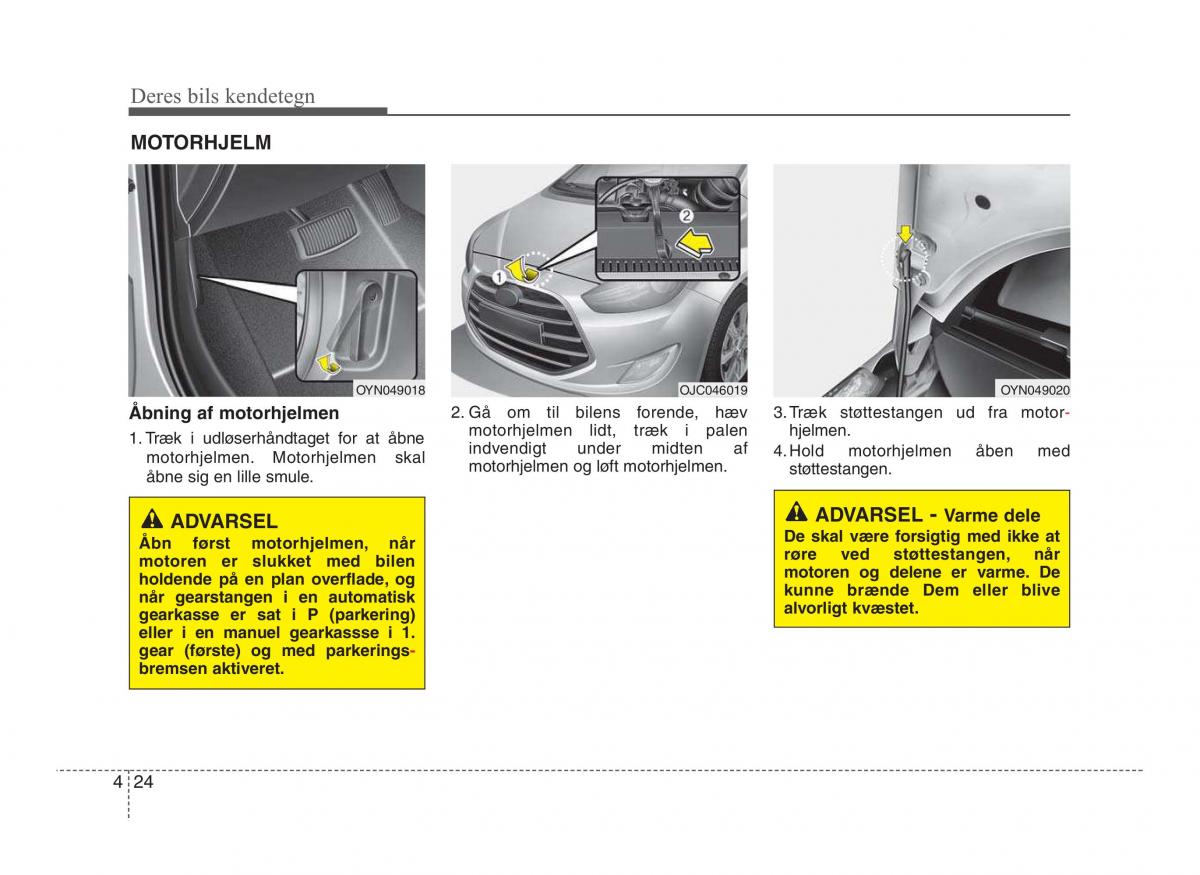 Hyundai ix20 Bilens instruktionsbog / page 101